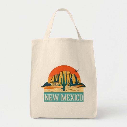 ニューメキシコ米国 トートバッグ (正面)