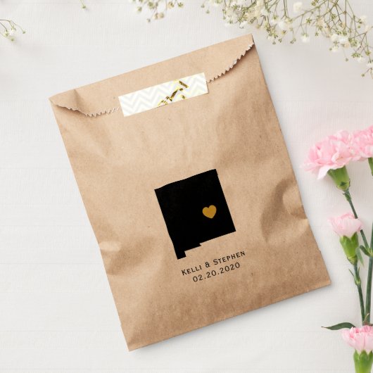 ニューメキシコ結婚式の引き出物トリートサックス、抱き枕 フェイバーバッグ (封をした状態)