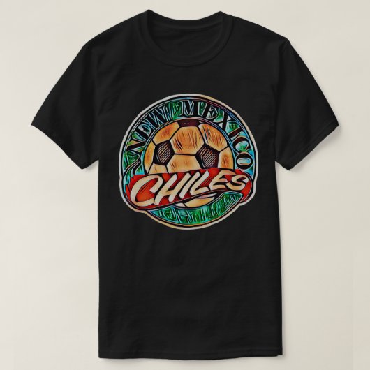 ニューメキシコ肌寒いサッカー Tシャツ (デザイン正面)