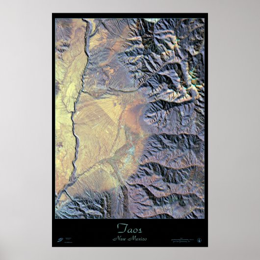 ニューメキシコ衛星ポスター、タオス ポスター (正面)
