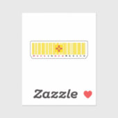 ニューメキシコ製バーコードフラッグシール シール (シート)