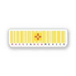 ニューメキシコ製バーコードフラッグシール シール