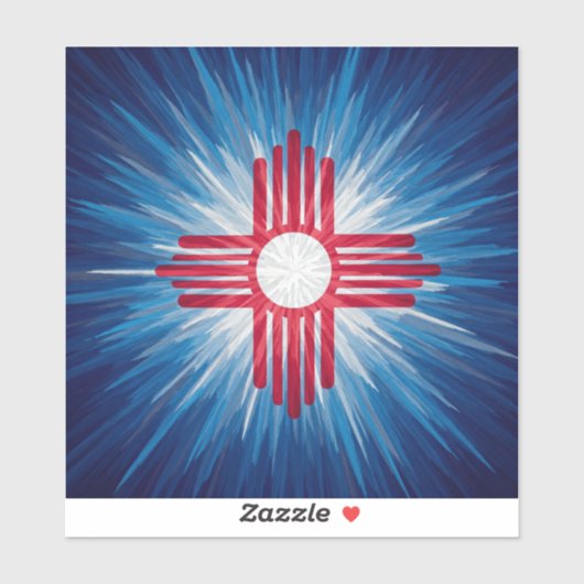 ニューメキシコ赤白と青 シール (シート)