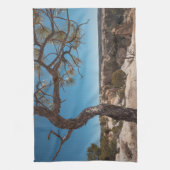 ニューメキシコ風景写真 キッチンタオル (縦)