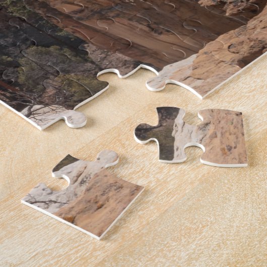 ニューメキシコ風景写真 ジグソーパズル (側面)