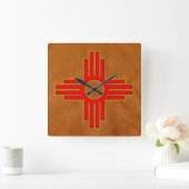 ニューメキシコ10.75インチ スクエア壁時計 (ホーム)