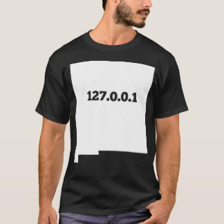 ニューメキシコ127001ホームコンピュータおたくIPアドレス Tシャツ