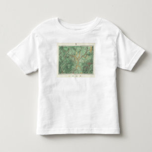 ニューメキシコ2の土地分類の地図 トドラーTシャツ