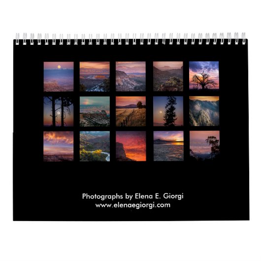 ニューメキシコ2018-2019 15月のカレンダー カレンダー (裏面)