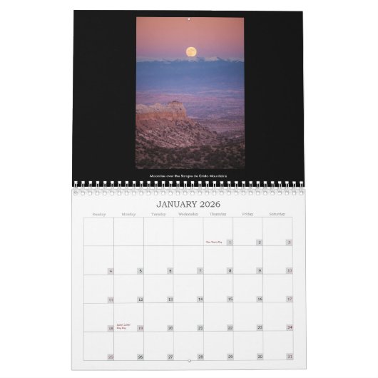 ニューメキシコ2018-2019 15月のカレンダー カレンダー (1月 2026)