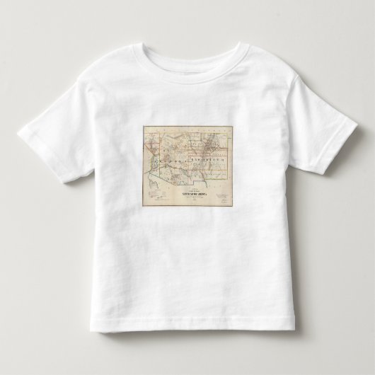 ニューメキシコ、アリゾナ トドラーTシャツ (正面)