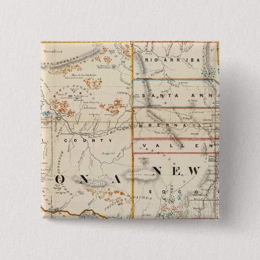 ニューメキシコ、アリゾナ 缶バッジ (正面)