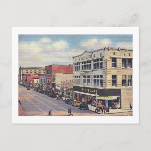 ニューメキシコ、アルバカーキ、セントラルアヴェヴィンテージ ポストカード (正面)