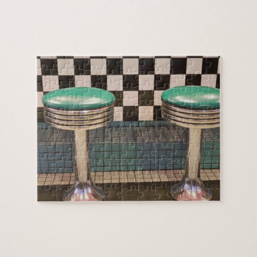 ニューメキシコ、アルバカーキ。 66ダイナー ジグソーパズル (横)