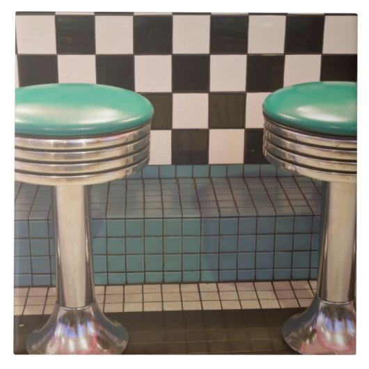 ニューメキシコ、アルバカーキ。 66ダイナー タイル (正面)