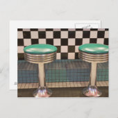 ニューメキシコ、アルバカーキ。66ダイナー ポストカード (正面/裏面)