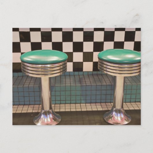 ニューメキシコ、アルバカーキ。66ダイナー ポストカード (正面)