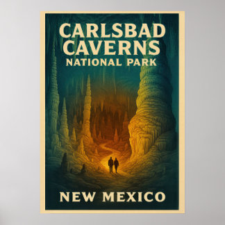 ニューメキシコ カールズバッド キャバーンズ国立公園 V01 ポスター