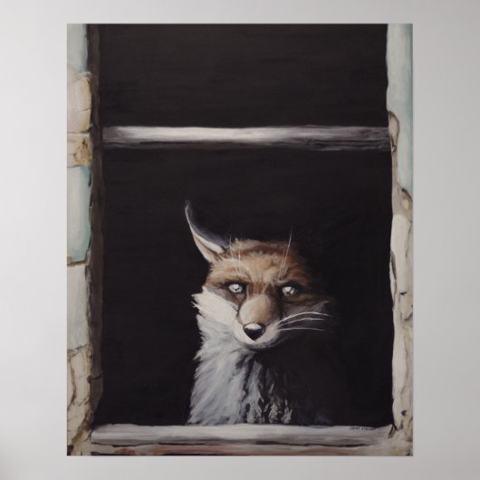 ニューメキシコ – キツネスポップ・アートのラリズム ポスター (正面)