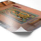 ニューメキシコ、グアダルーペの我々の女性の壁画 フォトプリント (角)