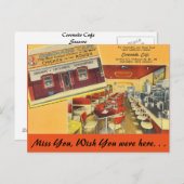 ニューメキシコ、コロナドカフェ、ソコロ ポストカード (正面/裏面)