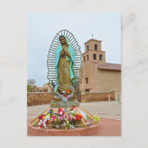 ニューメキシコ、サンタフェのグアダルーペ神社の私たちの女性 ポストカード