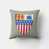 ニューメキシコ、サンタフェ(コート・オブ・アームズ) クッション (裏面)