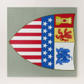 ニューメキシコ、サンタフェ(コート・オブ・アームズ) ジグソーパズル (横)