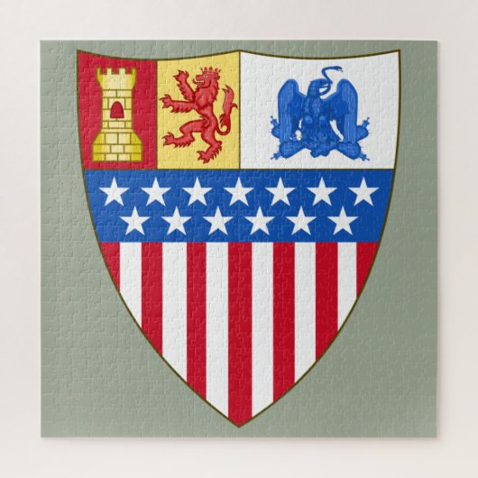 ニューメキシコ、サンタフェ(コート・オブ・アームズ) ジグソーパズル (縦)