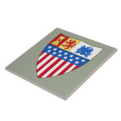 ニューメキシコ、サンタフェ（コート・オブ・アームズ） タイル (側面)