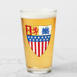 ニューメキシコ、サンタフェ（コート・オブ・アームズ） タンブラーグラス