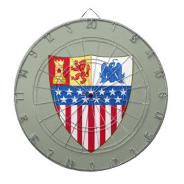 ニューメキシコ、サンタフェ（コート・オブ・アームズ） ダーツボード