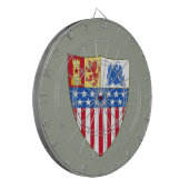 ニューメキシコ、サンタフェ(コート・オブ・アームズ) ダーツボード (正面左)