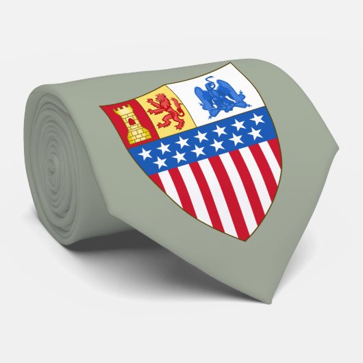 ニューメキシコ、サンタフェ（コート・オブ・アームズ） ネクタイ (ロール)