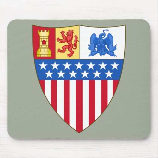 ニューメキシコ、サンタフェ(コート・オブ・アームズ) マウスパッド (正面)