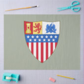 ニューメキシコ、サンタフェ（コート・オブ・アームズ） 薄葉紙 (クラフト)