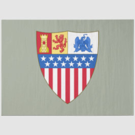 ニューメキシコ、サンタフェ（コート・オブ・アームズ） 薄葉紙