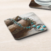 ニューメキシコ，サンタフェ，売り出しのネックレス。米国 コースター (左側)