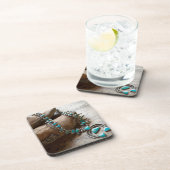 ニューメキシコ，サンタフェ，売り出しのネックレス。米国 コースター (右側)