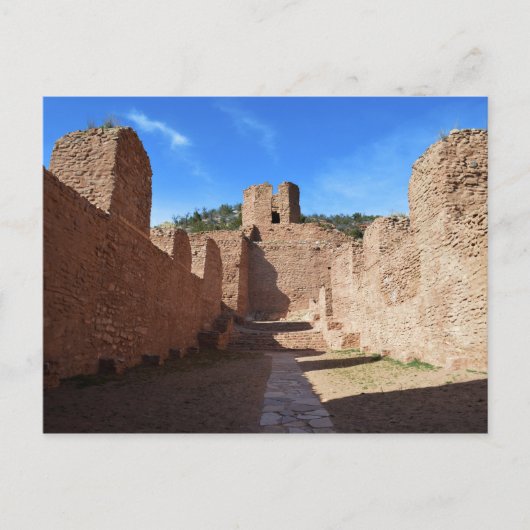 ニューメキシコ、サンノゼ・デ・ロス・ジェメズ教会 ポストカード (正面)