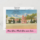 ニューメキシコ、タワーコート、アルバカーキ ポストカード (正面/裏面)