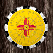 ニューメキシコ・ダートボード&ニューメキシコ州旗/ボード ダーツボード