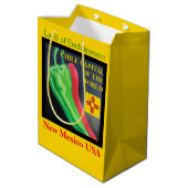 ニューメキシコ、チリのエンチャント·レッドまたはグリーン ミディアムペーパーバッグ (裏面アングル)