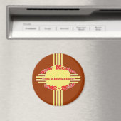 ニューメキシコ – ツィアセンテニアルお祝い マグネット (インサイチュ (食洗機))