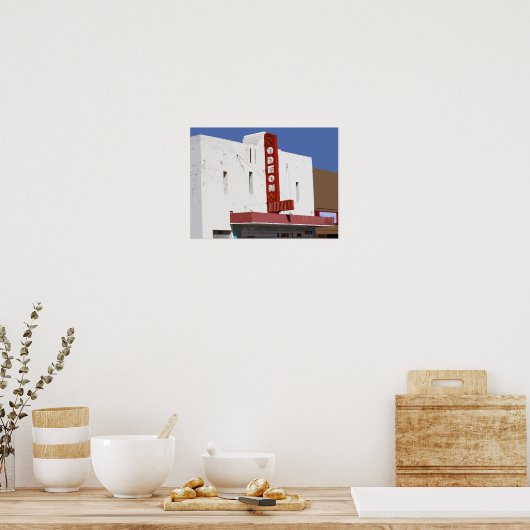 ニューメキシコ、トゥクンカリ州オデオンシアター ポスター (キッチン)