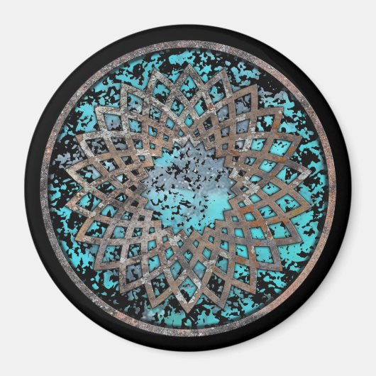 ニューメキシコ、ドリームキャッチャー話し峡谷 マグネット (正面)