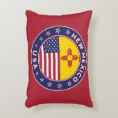 ニューメキシコ、ニューメキシコのステッカー、電話ケース アクセントクッション (正面(垂直))