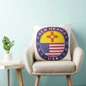 ニューメキシコ、ニューメキシコのステッカー、電話ケース クッション (椅子)