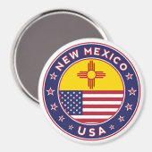 ニューメキシコ、ニューメキシコのステッカー、電話ケース マグネット (正面/裏面)