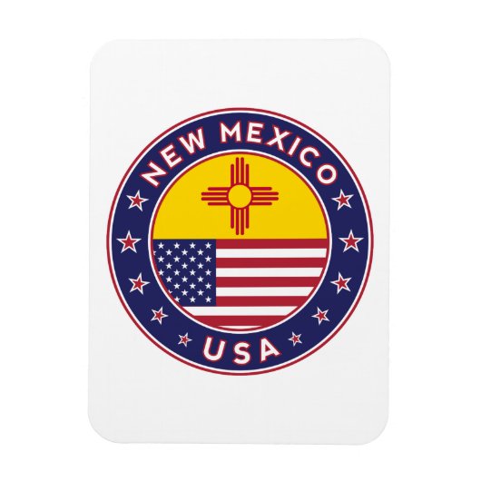 ニューメキシコ、ニューメキシコのステッカー、電話ケース マグネット (縦)